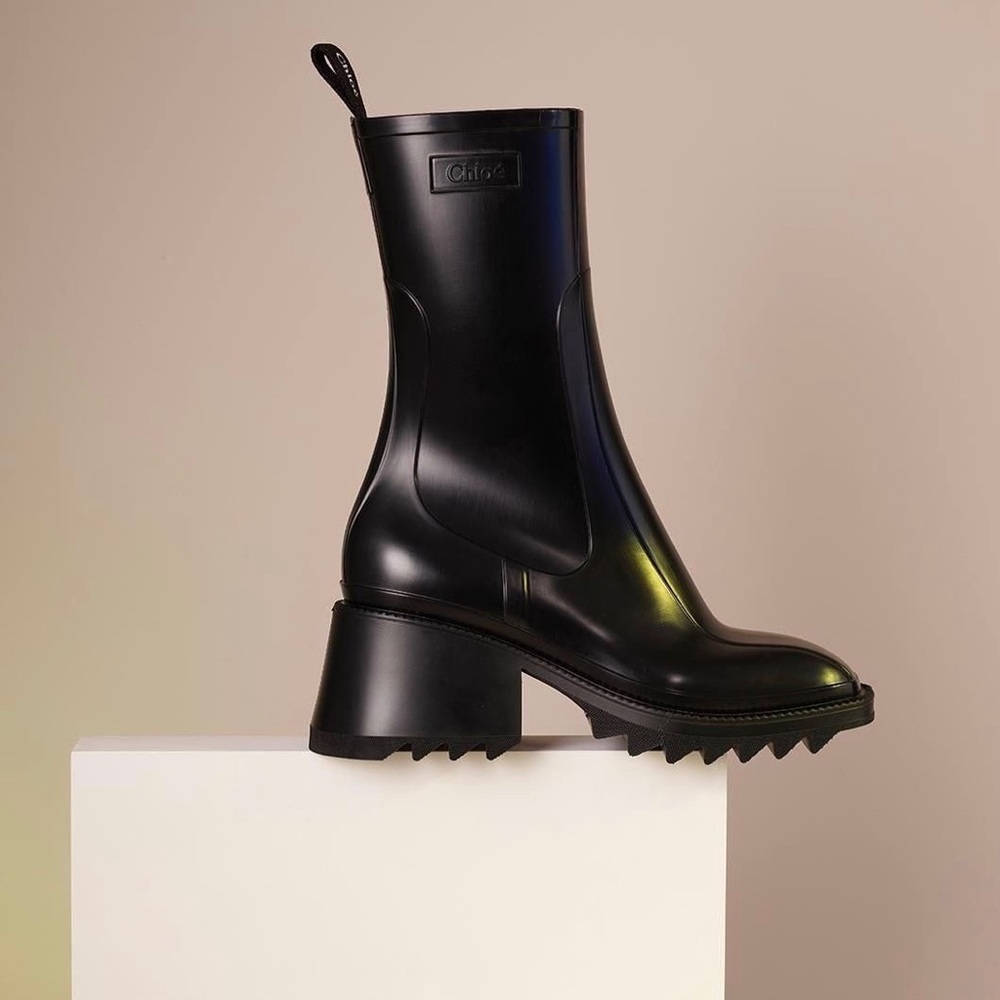 Chloé Betty Boots, Black, size 38 EUR, worn twice